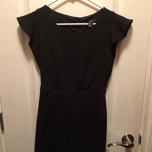 Black mini dress